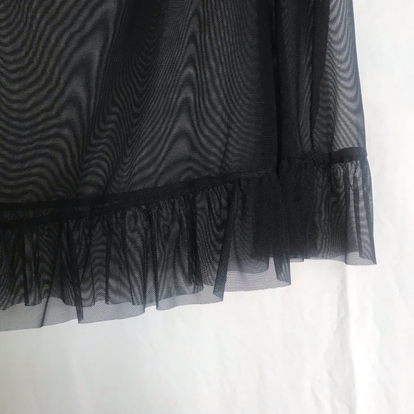 Bundle of 2 Vintage 80's  Black 1/2 Slips - Picture 8 of 8